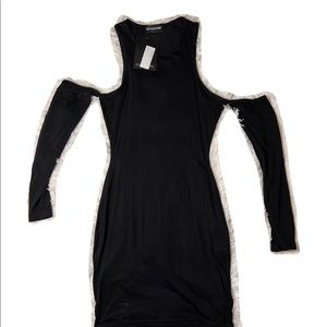 PLT black mini dress M